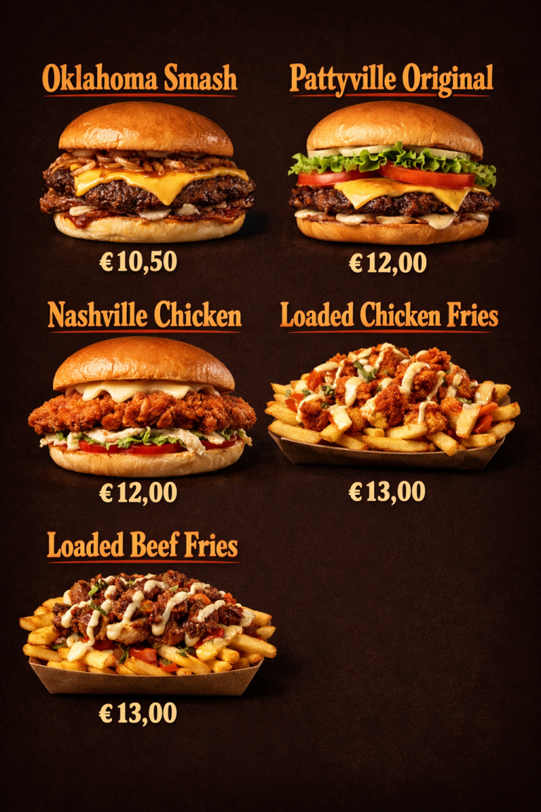 Die beliebtesten Gerichte bei Pattyville Germany
