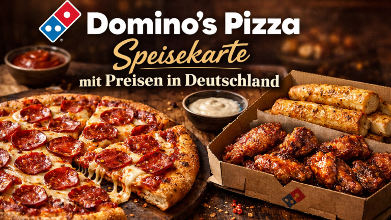 Domino’s Pizza Speisekarte mit Preisen in Deutschland