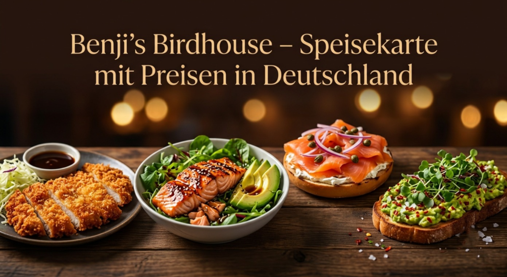 Benji's Birdhouse Speisekarte mit Preisen in Deutschland 1 Benji's Birdhouse Speisekarte mit Preisen in Deutschland