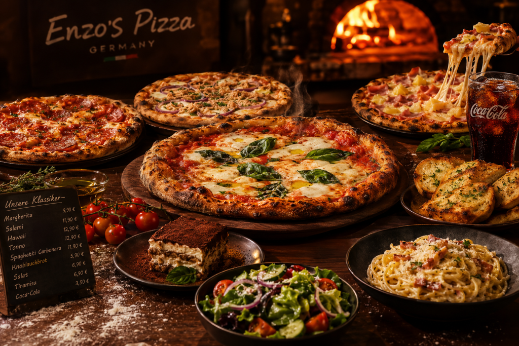 Enzo’s Pizza – Speisekarte mit Preisen in Deutschland